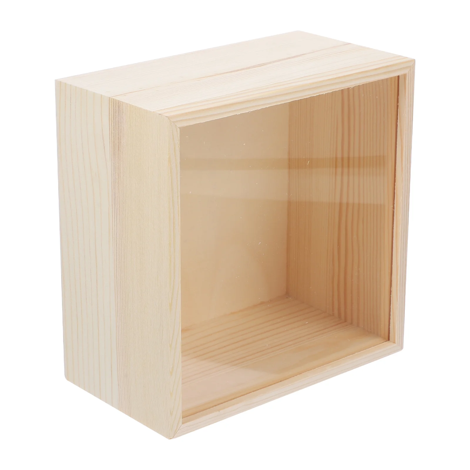 

Box Wooden Wood Unfinished Jewelry Boxes Case Lid Storage Treasure Gift Keepsake Decorative Blank Craft Diy Display Candy Plain