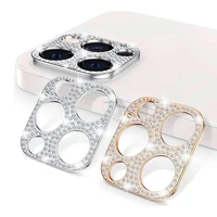 3d diamond camera lens protector cover iphone 13 pro 12 pro max glitter crystal rhinestone len case iphone 11 pro max 12 mini 13
