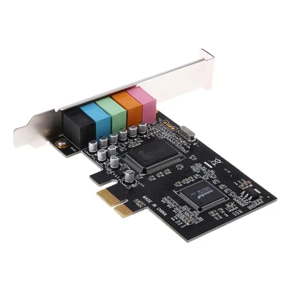 

PCIE Express 5.1ch CMI8738 Audio Sound Card w/Low Profile Bracket