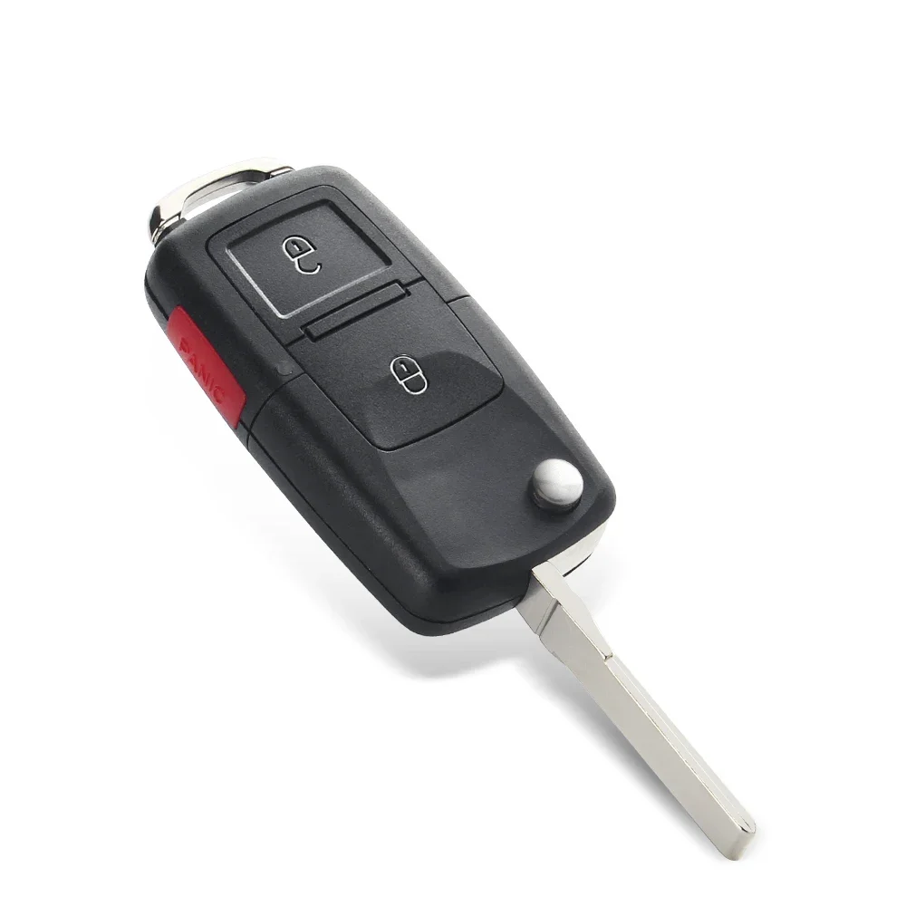 KEYYOU 2/3/4 кнопки складной автомобильный пульт дистанционного управления откидной чехол-брелок для VW Passat Polo Golf Touran Bora Ibiza Leon Octavia Fabia