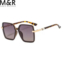 polarizer square sunglasses woman luxury brand designer vintage retro thin shadow sun glasses female pilot large black shades