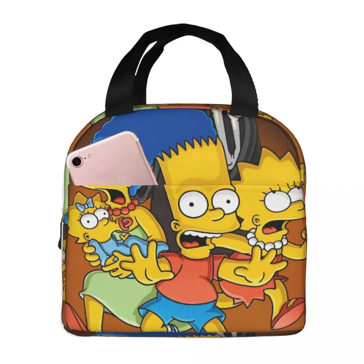 Фото S-Simpsons термоизолированные сумки для обеда для работы портативный бенто-бокс-холодильник термобокс для еды №1