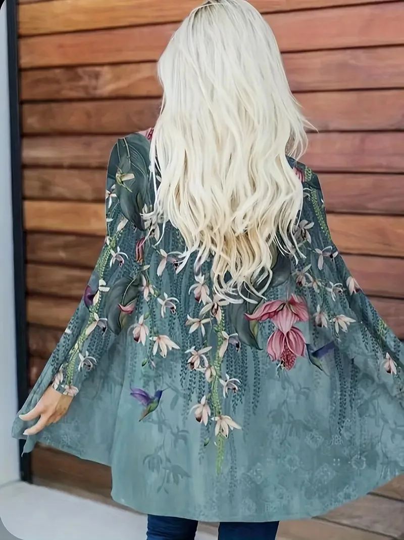 Женский тонкий кардиган с длинным рукавом повседневный модный Удобный жакет