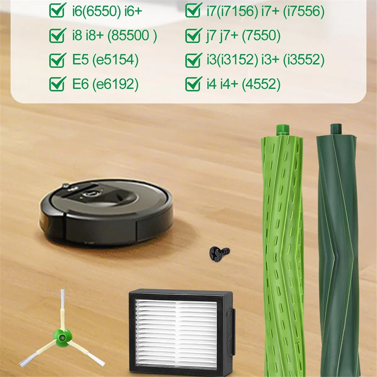 Совместимые детали для пылесоса IRobot Roomba серии E/I/J I7 + I3 I4 J7 E5 E6 аксессуары кистей