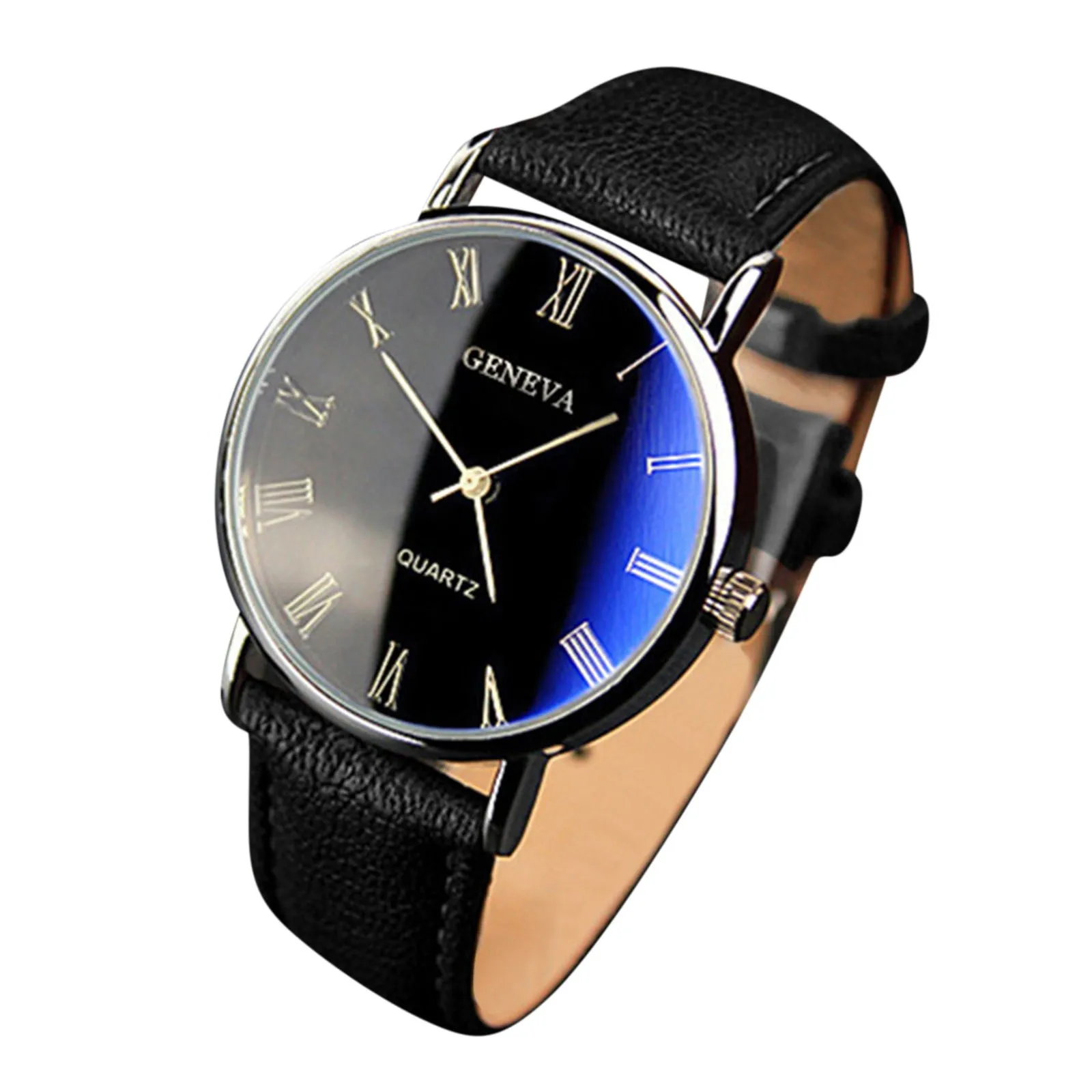 

Brand Men'S Watch Belt Watch Fashion Blu-Ray Roman Literal Business Men'S Watch Quartz Watch Relogio Masculino часы мужские нару