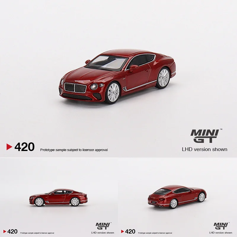 

MINI GT 1:64 модель автомобиля Continental Speed Candy Red Коллекционная Коллекция миниатюрных моделей машинок 420 в наличии