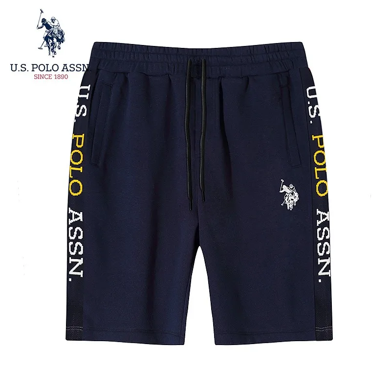 Мужские классические шорты поло us Polo Assn черные серые темно-синие модные