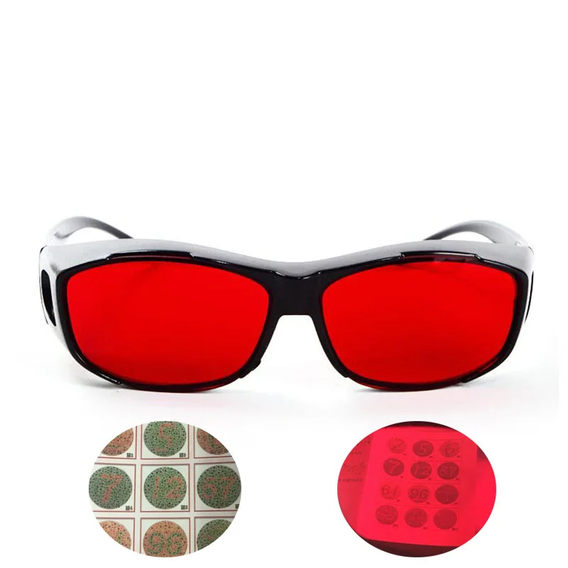 

YURERSH Red Green Color Blindness Glasses Men Correction Women Glasses Color-blind Card Sunglasses Test driver's license Y13