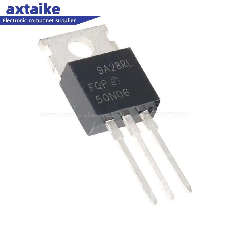 

10PCS FQP50N06 50N06 50A 60V TO220 N-channel Power MOSFET DIP Transistors