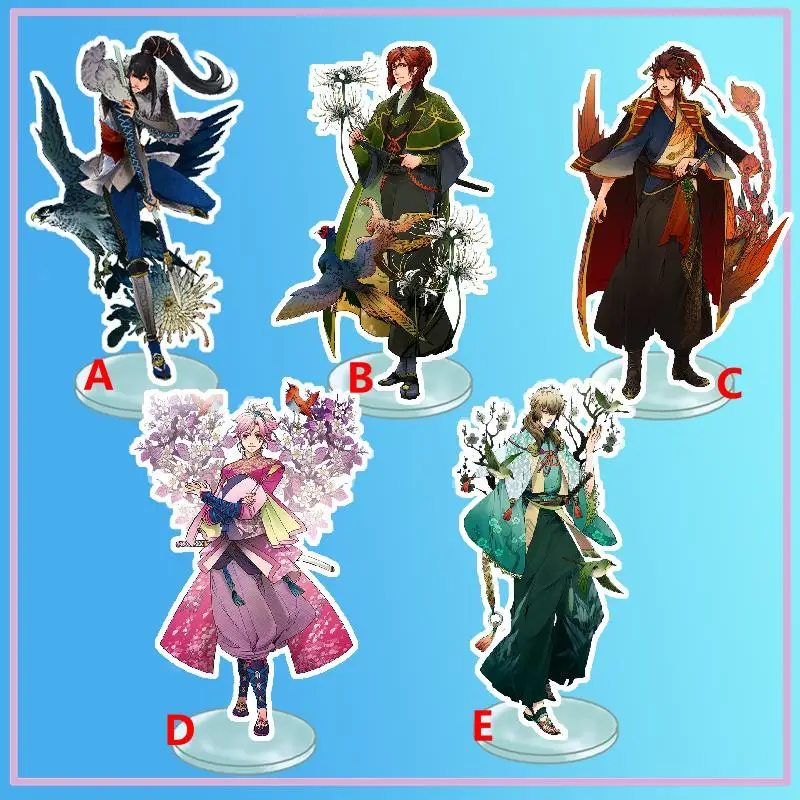 

Anime Stand Geten no Hana Mori Ranmaru Oda Nobuyuki Acrylic Figure Display desktop decoration 15cm