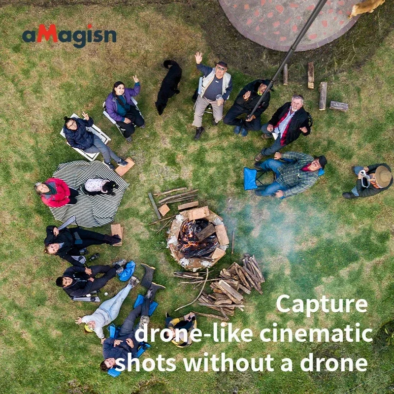 3 м палка для селфи из углеродного волокна Insta360 алюминиевого сплава aMagisn GoPro DJI