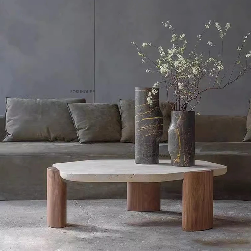 Американская мебель для гостиной скандинавский журнальный столик из