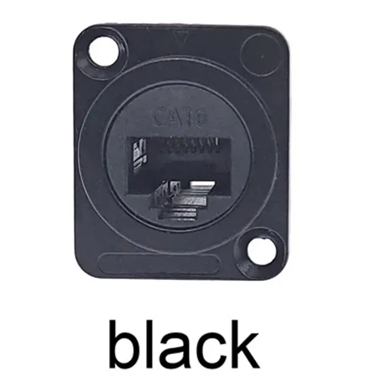

Металлический разъем RJ45 CAT6 CNMAWAY D-RJ45 Black