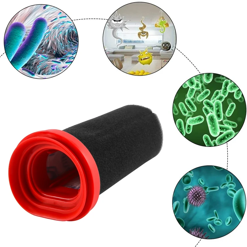 Фильтр защиты двигателя для беспроводного пылесоса Flexxo 25 2 В BBH3ZOO25 BBH3PETGB BBH3211GB 3 шт.