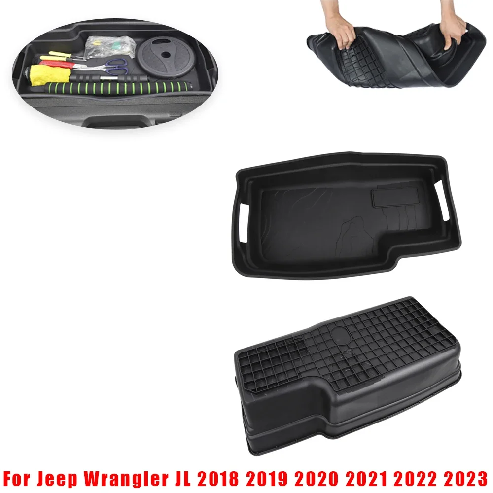

1 шт., органайзер для хранения в багажнике автомобиля Jeep Wrangler JL 2018-2023