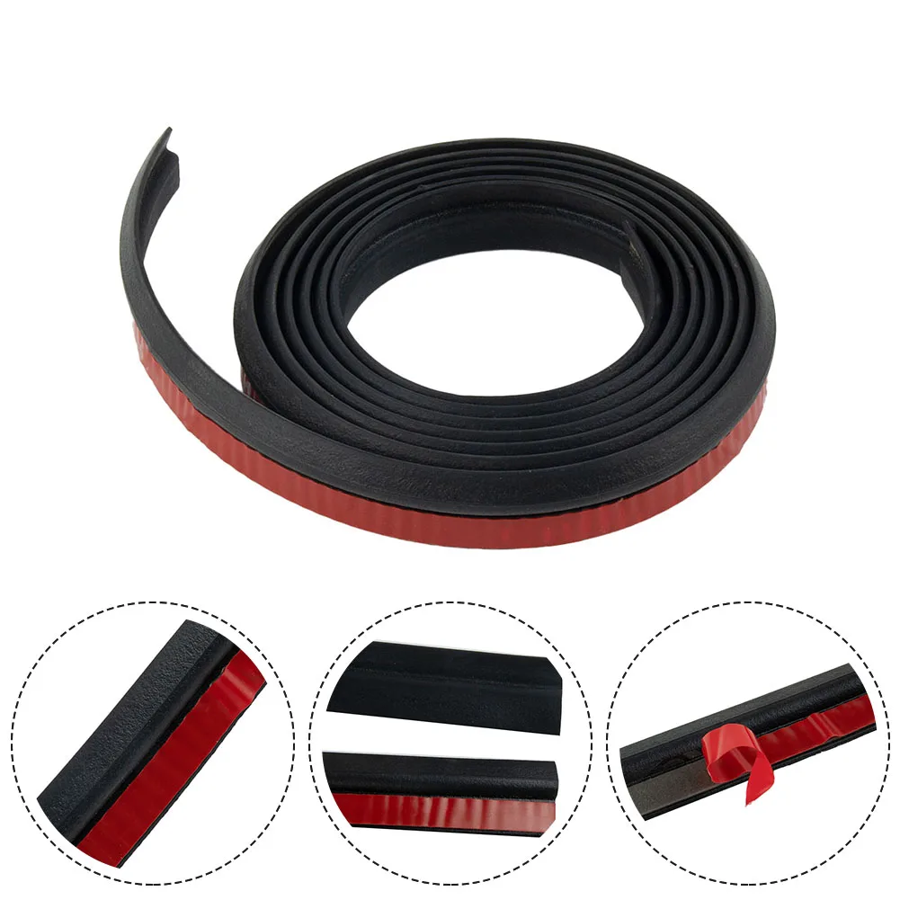 

Brandnew Door Seal Strip Sealing Edge Durable Exterior Moulding Noise Insulation Rubber Rubber Strip Trim Universal