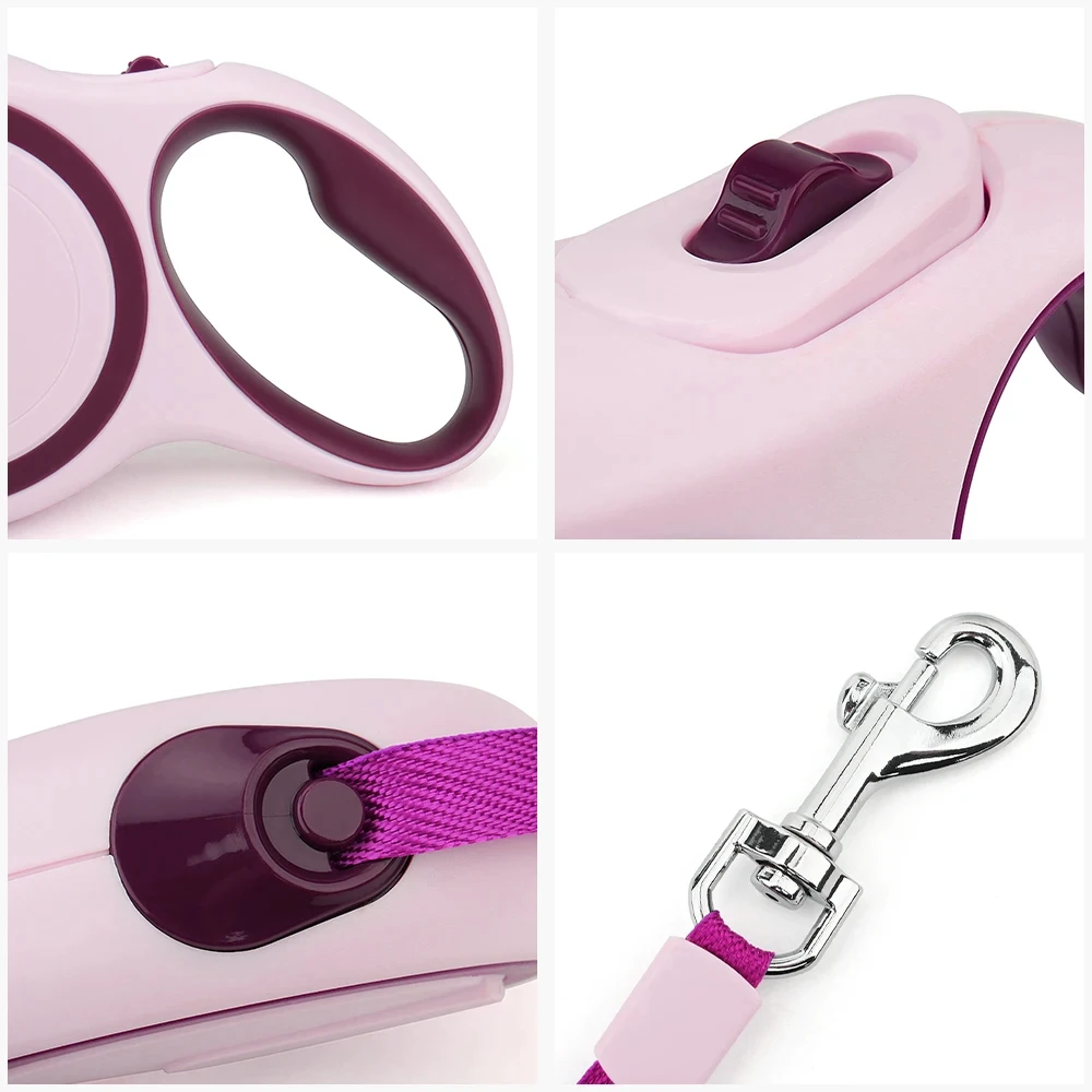 Нейлоновый Поводок для собак и кошек Прочный Автоматический поводок 3 м 5