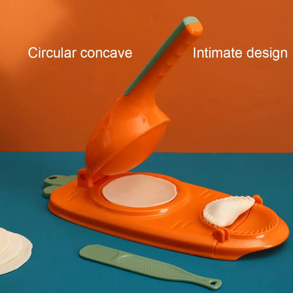 

2 In1 Dough Pressing Tool Set Dumpling Maker Mould Manual Press Dumpling Skin Mold Portable Dumpling Wrapper Maker