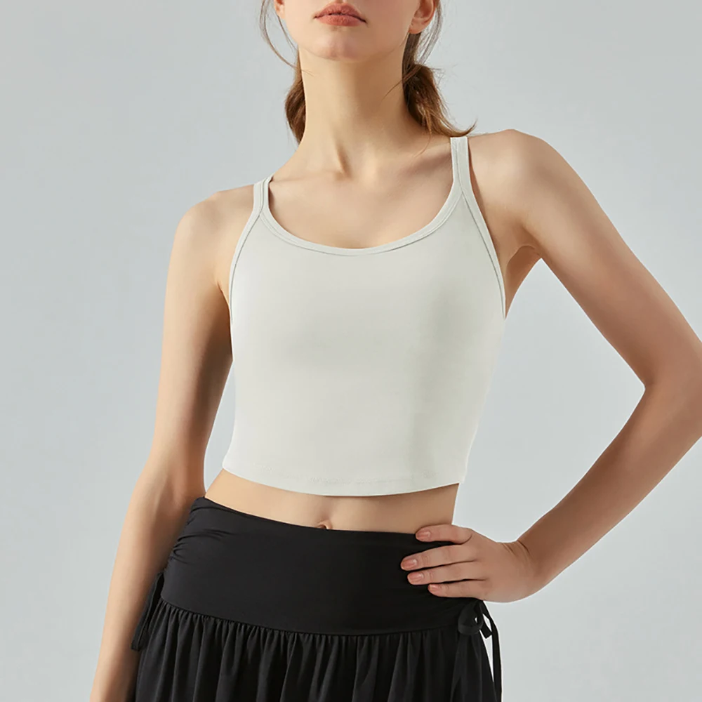 Yoga Top Women Sports Bra High Strength Breathable Tank Top Tights Yoga Bra Wireless Push Up Bra Fitness Tops Women Clothing