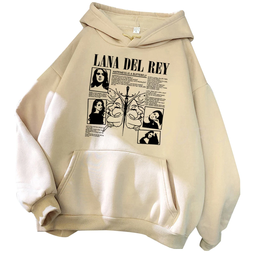 Толстовка с капюшоном Лана Дель Рей счастье-это реальное худи музыкой свитшот