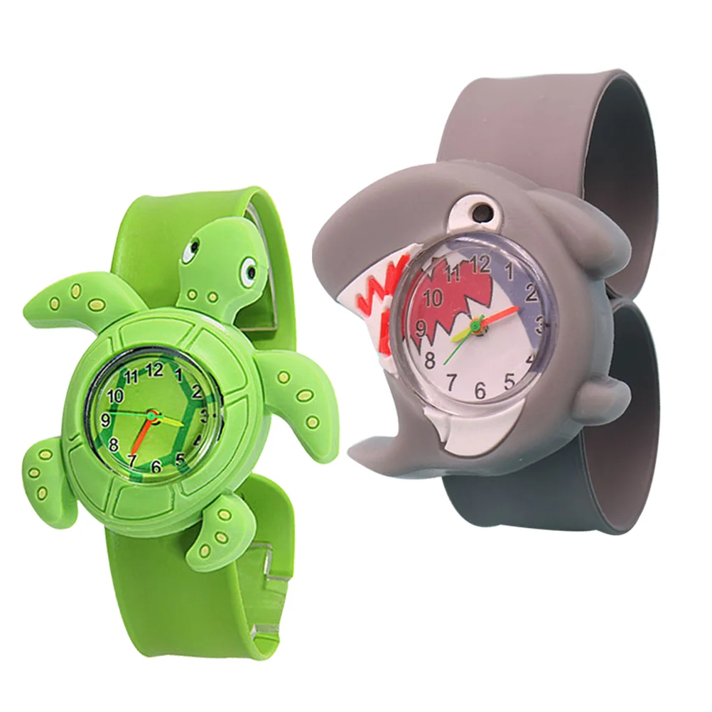 

Papa Ring Watch Kids Slap Bracelet Wristwatch Bands Wristbands Adorable Watches