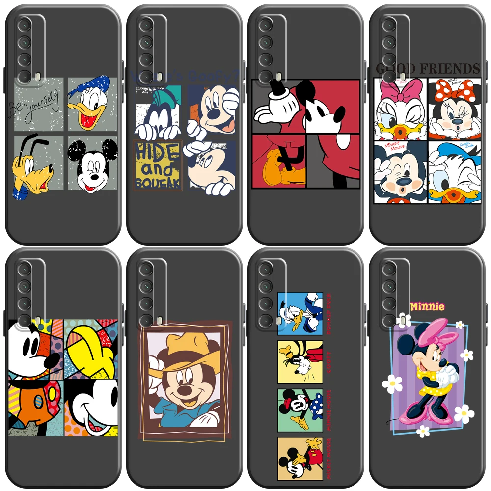 

Disney Mickey Mouse Cartoon Phone Case For Huawei Honor 10 V10 10i 20 V20 20i 10 20 Lite 30S 30 Lite Pro Coque Carcasa Soft