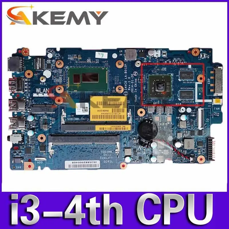

Original Laptop motherboard For DELL Inspiron 5447 5547 i3-4th CPU Mainboard CN-0NW0DG 0NW0DG LA-B102P SR1EK 216-0856030