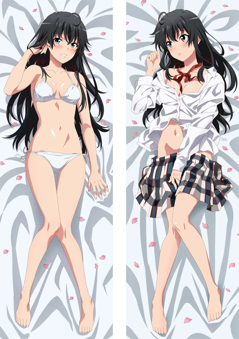 

OreGairu Yukinoshita Yukino Dakimakura body Pillowcase Cushion Case Cover