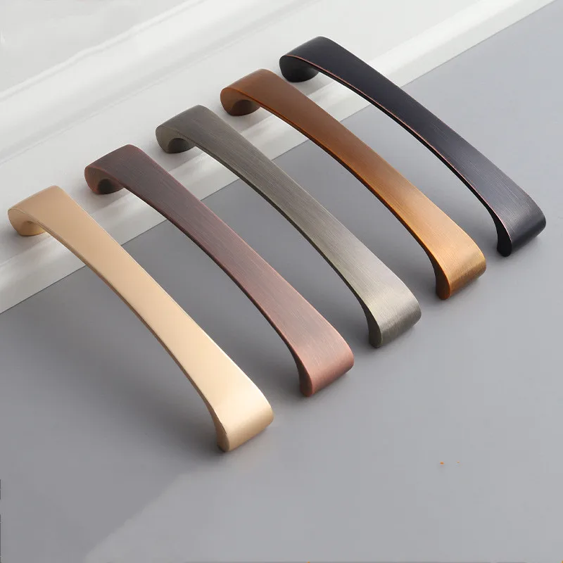 

Zinc Alloy Antique Solid Bedroom Wardrobe Furniture Handle Kitchen Wine Cabinet Door Handle Black Red Bronze Home Decoration