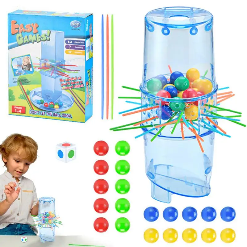 

Stick Pull Game Kerplunk Classic Kids Game With Beads Sticks And Game Unit Funny Stick Games For Children With Beads Sticks And