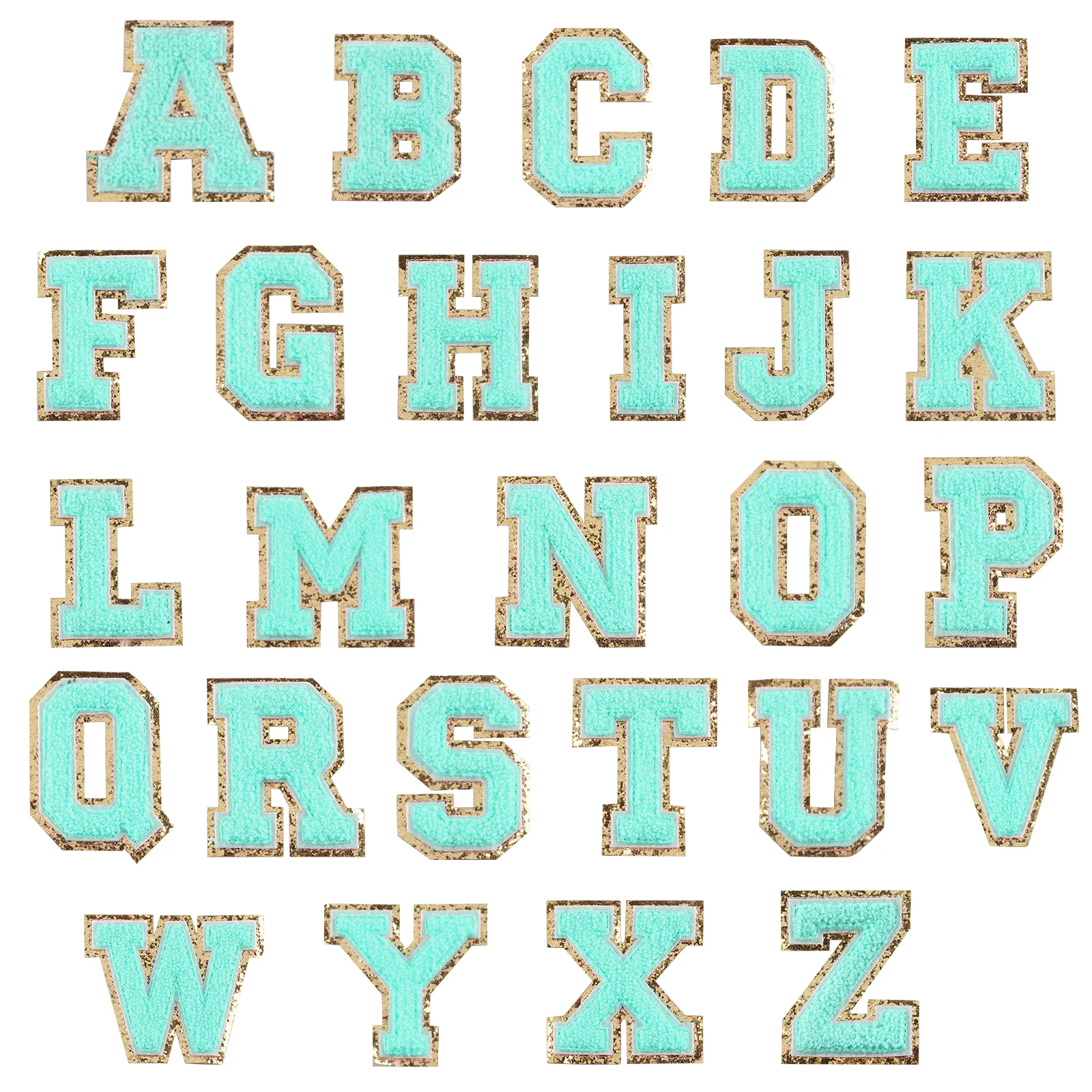 

26 шт. для одежды, декоративная шляпа с вышивкой, синель от A до Z