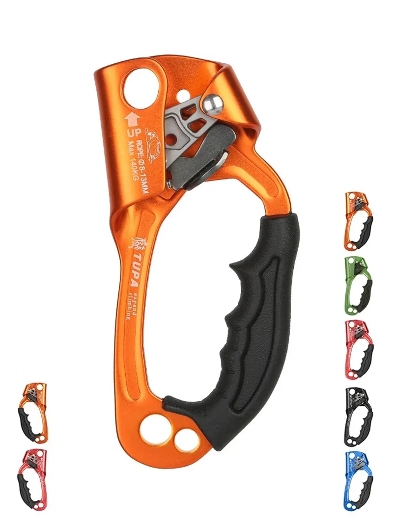 

Outdoor Professional Rock Climbing SRT Hand Ascender Device Mountaineer Left Hand Right Hand Handle Ascender Climbing Rope Tools