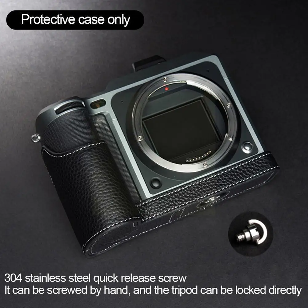 

Handmade Genuine Leather Camera Cases Half Body For Hasselblad X1d Ii 50c X1d X1d2 Camera Bag Bottom Cover Handle Vintage C O5x5