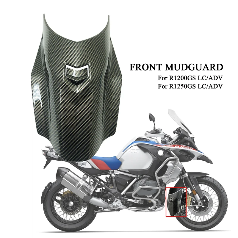 

For BMW R1200GS R1250GS LC ADV Front Mudguard Fender Extender R 1200GS R1250 GS Adventure GSA 2014-2023 2021 2022 Carbon Look