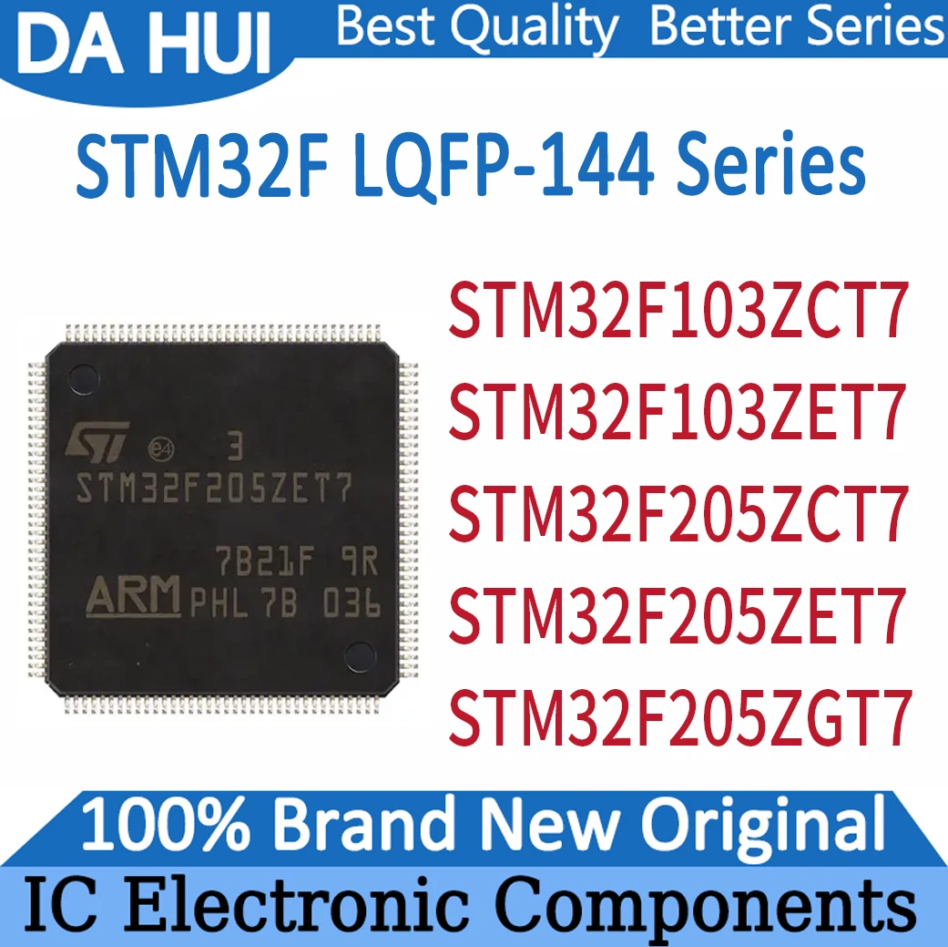 

STM32F103ZCT7 STM32F103ZET7 STM32F205ZCT7 STM32F205ZET7 STM32F205ZGT7 STM32F103 STM32F205 STM32F STM32 STM IC MCU Chip LQFP-144