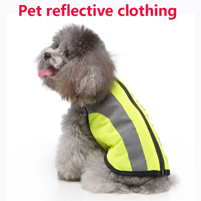 

Wholesale of Pet Products Pet Clothing Night Safety Cat Clothing Night Light Reflective Dog Clothing Luminous Clothing