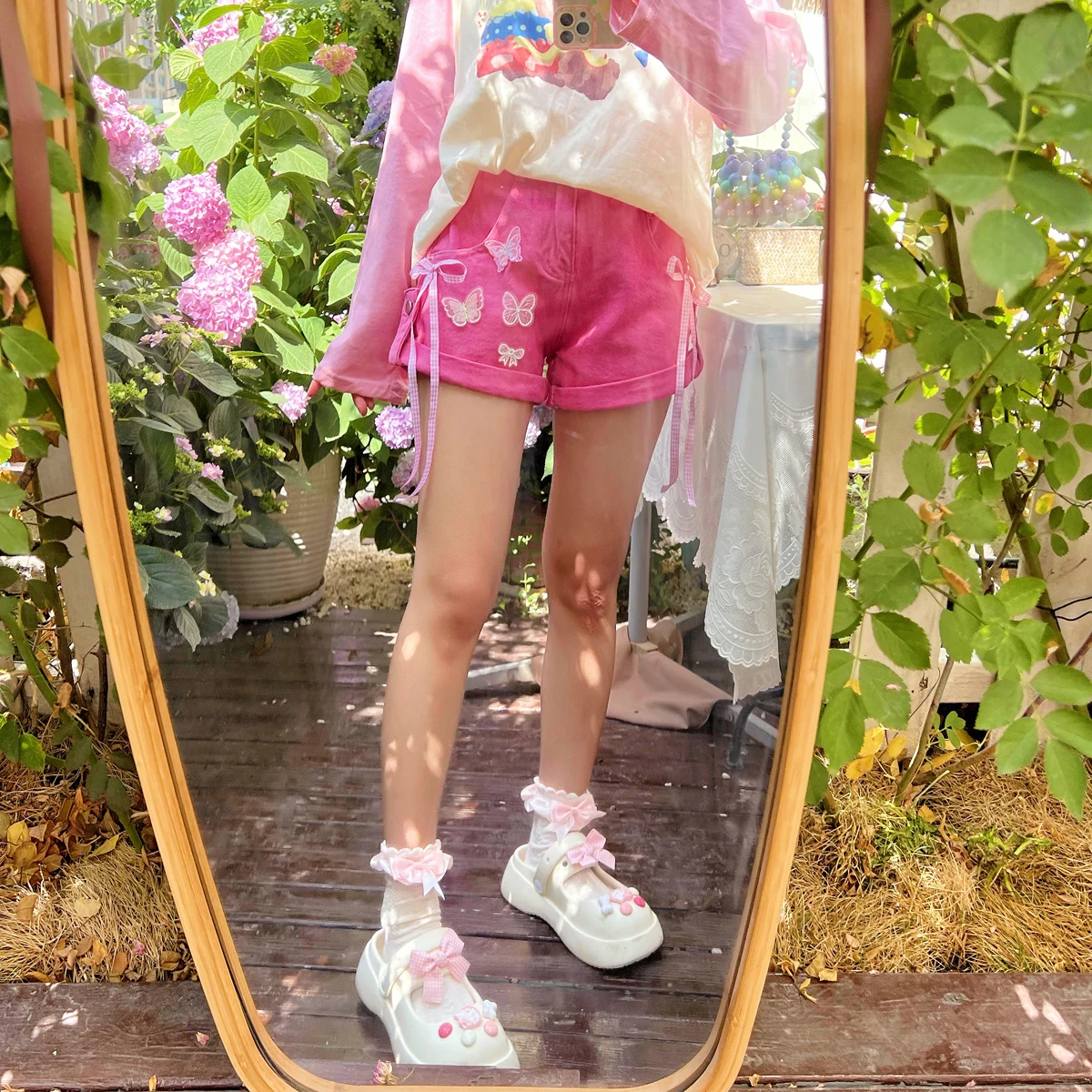 Summer New Women's Short Pants Korean Style Casual Shorts Student Versatile Hot Pants Loose Slimming Denim Shorts for Lady