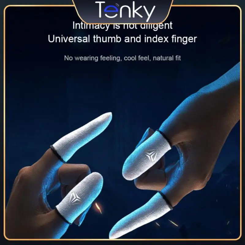 

Gaming Thumb Gloves Sweat Proof 1pair Finger Sleeve Breathable Non-scratch Sensitive Thumb Sleeve Gloves Gaming Finger Cover