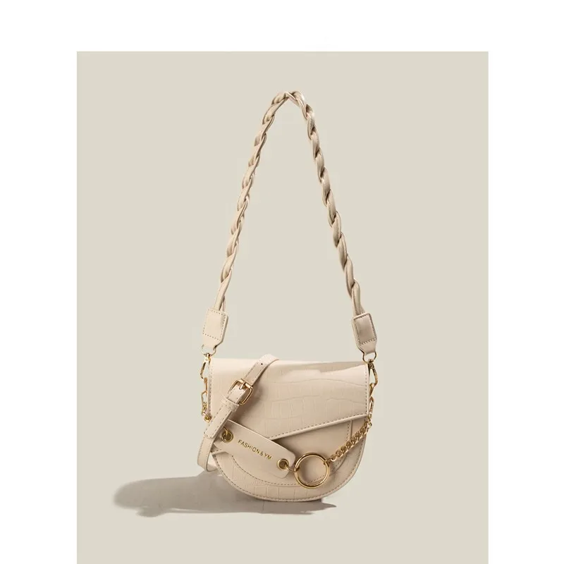 

Увядшая модная женская сумка в английском стиле, простая кожаная сумка-мессенджер, элегантная сумка на одно плечо, сумки-седло в стиле ретро...