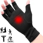 Новое поступление 2021, спортивные перчатки, велосипедные, пеший туризм, теннисные перчатки, рельефные пальцы, унисекс, зимние теплые перчатки для спортзала, 1 пара