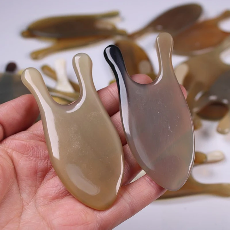 

Скребок Для Массажа Гуаша из натурального рога