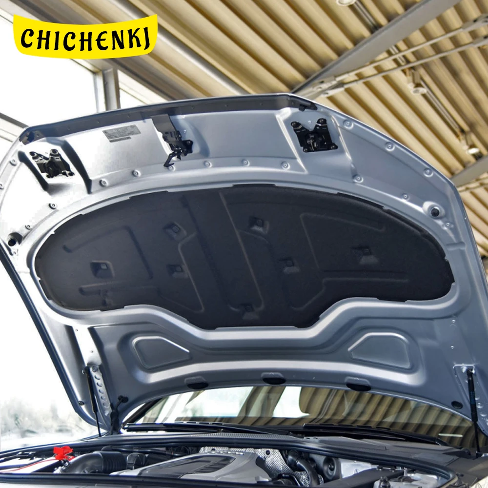 

For Audi A8 D4 4H 2011-2017 Car Heat Sound Insulation Cotton Front Hood Engine Firewall Mat Pad Cover Noise Deadener Accessories