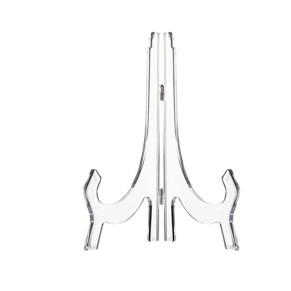 

Подставка для акриловой пластины, пылезащитный Настольный мольберт, самосборка, инструмент для хранения, простой стиль для дисплея