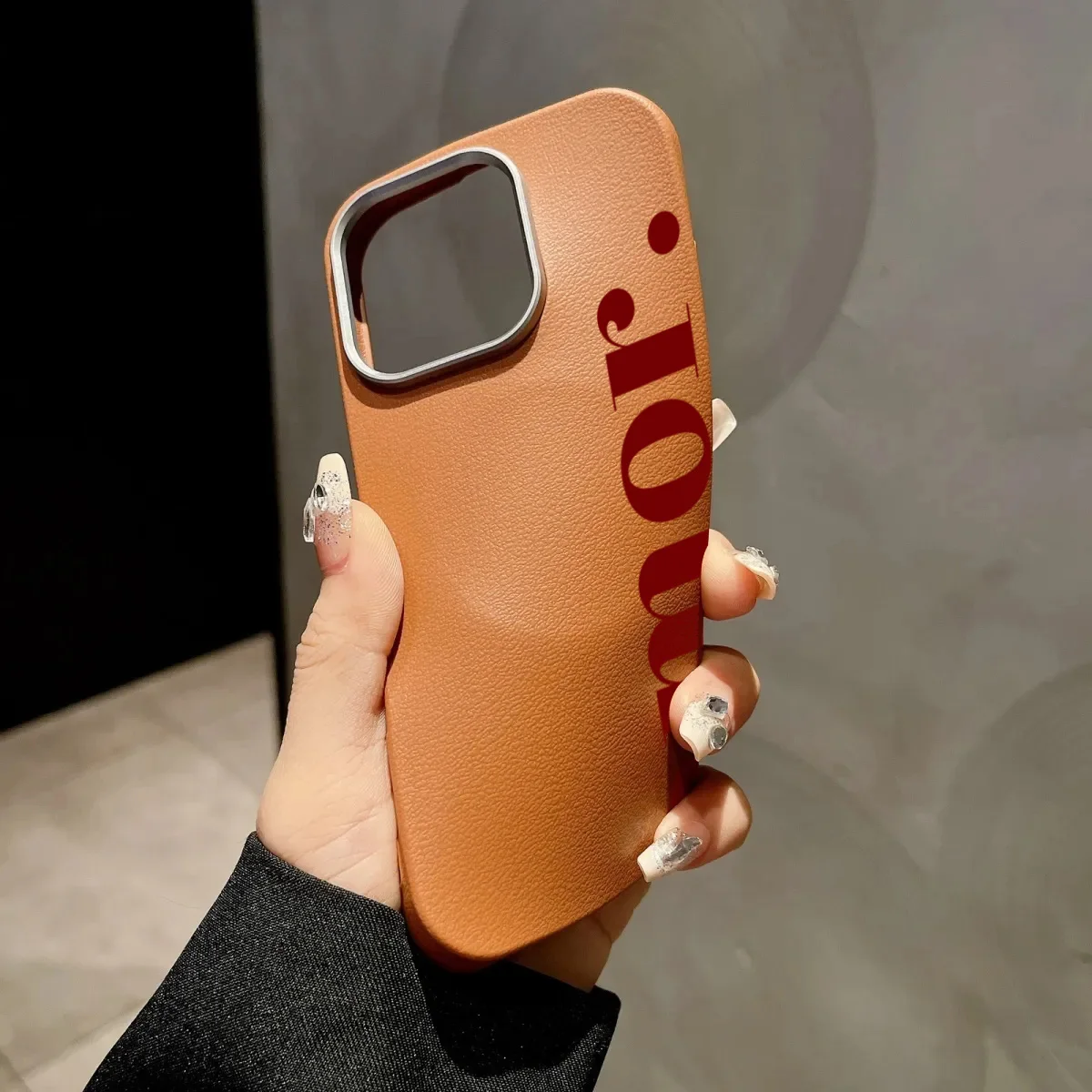 Красный чехол для телефона с художественным узором личи для iPhone 17 16 Pro Max Air 15 14 13 12 11 XS X XR 7 8 Plus 16e SE Soft Cover (art.: 3920d22f2324c) - 3920d22f2324c