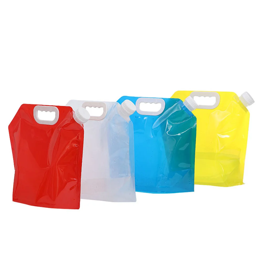 

4pcs Premium Collapsible Container Grade Storage Jug For Camping Hiking Backpack Emergency