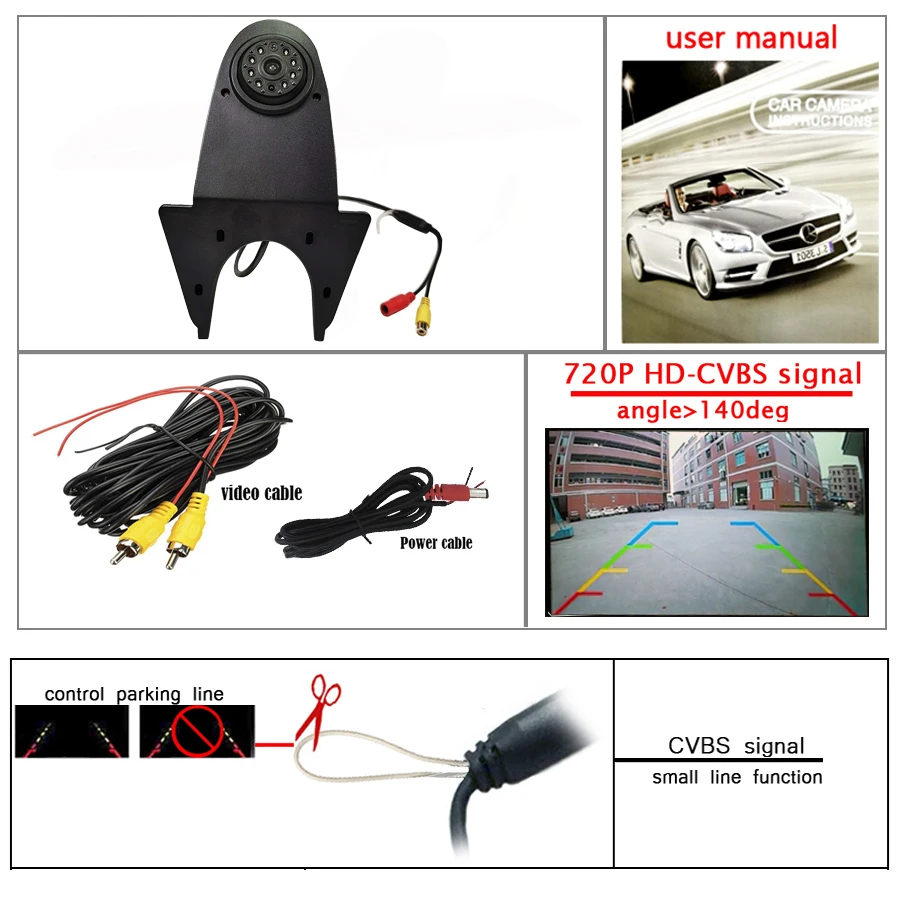 

1920*1080P AHD ИК стоп-сигнал камера для Mercedes Benz Viano Sprinter Vito для VW Transporter Crafter инфракрасная резервная камера