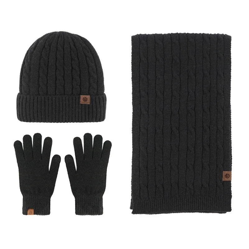 

NIGO Wool Knitted Hat, Scarf, Glove Set For Winter Warmth #nigo82577