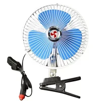 automobile accessories 12v24v summer cooling fan rotation adjustable car fan mini electric auto car fan truck vehicle strong wi