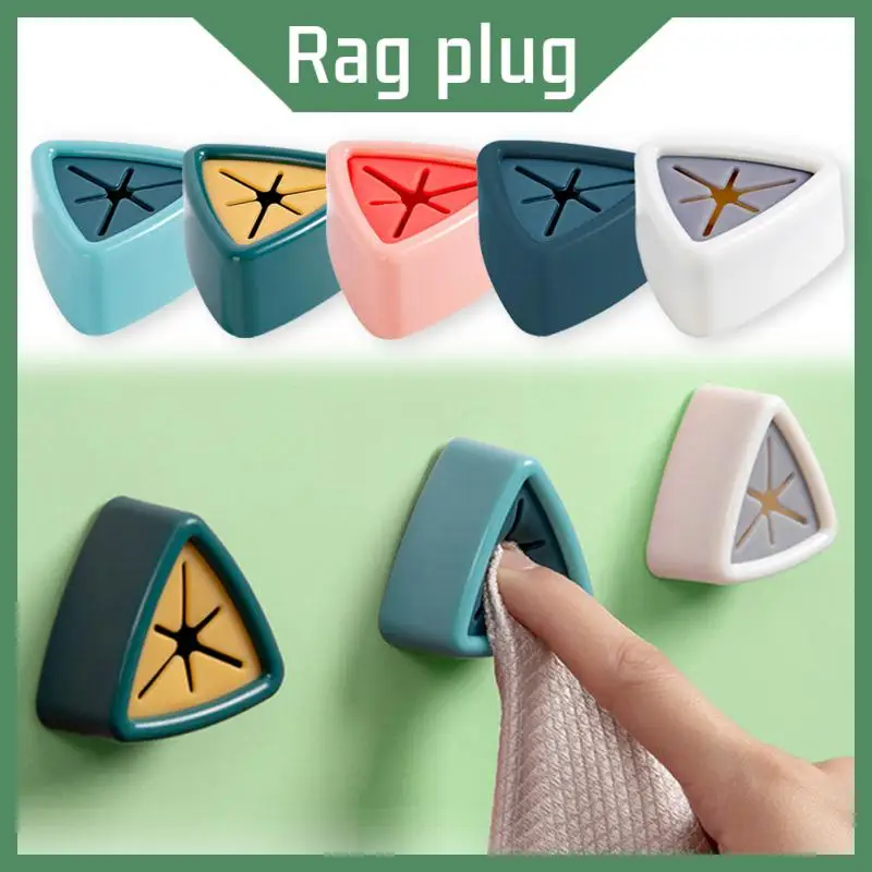 

Towel Holder Non Perforated Creative Dishwashing Storage Hook Towel Rack Kitchen Bathroom Storage Towel Hook Storage Rack