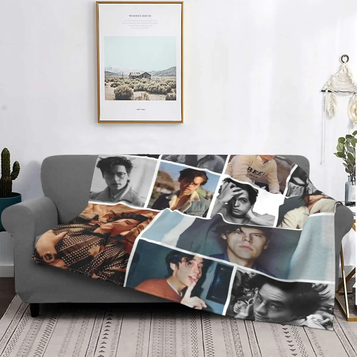 

Cole Sprouse 708 Blanket Bedspread Bed Plaid Blankets Sofa Blanket Muslin Blanket Picknick Blanket Beach Towel Luxury